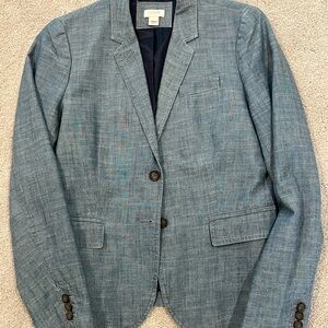 J. Crew Chambray Blue Men's Blazer